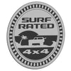 Jeep Surf Rated 4x4 Oversized Metal Sign (40")